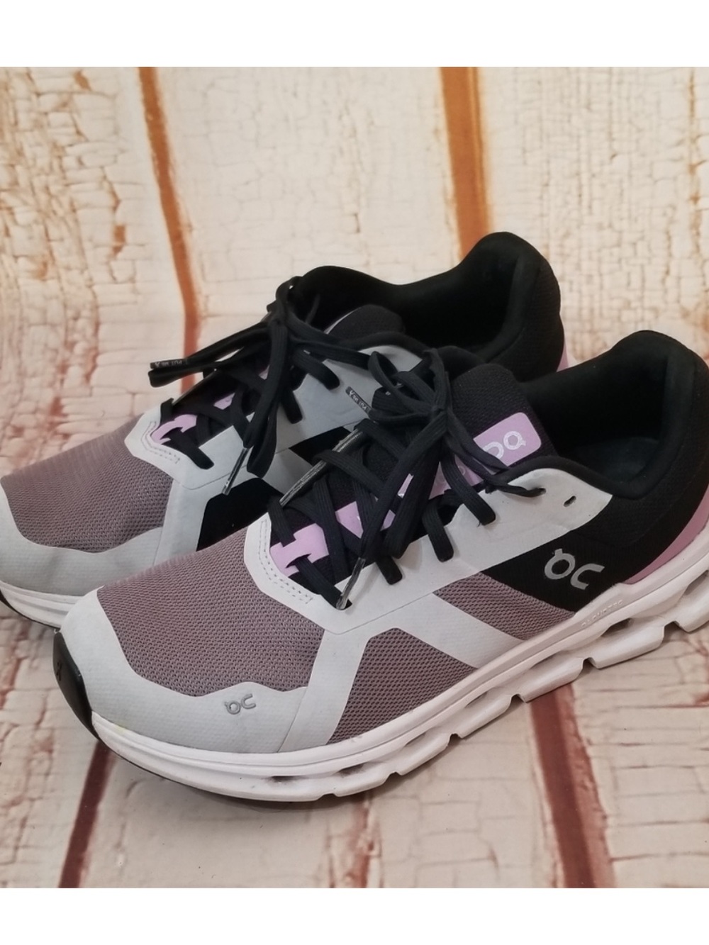 On Clouds Black Lavender And White